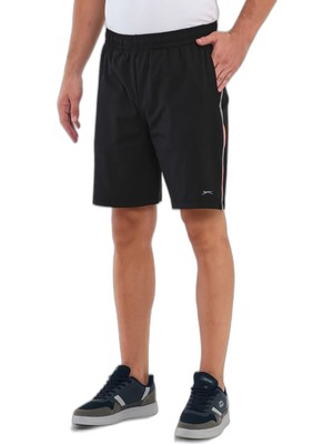 Odea Slazenger Remote In Erkek Cepli Fıtness Siyah Şort