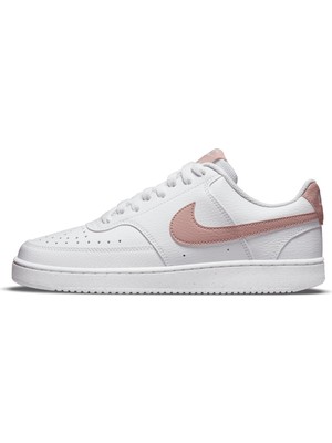 Odea Nike Court Vision Kadın Ayakkabısı, Beyaz Pembe Oxford, 37.5 Eu