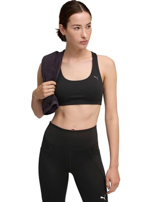 Odea Cloudspun Mid-Support Kadın Siyah Antrenman Sporcu Sütyeni 52746201