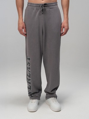Odea Everlast Giant Logo Oversize Koyu Gri Erkek Eşofman Altı