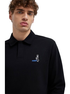 Odea Yarı Fermuarlı Siyah Sweatshirt 0S10544-900
