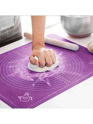 Odea Jaova Silikon Hamur Açma Matı 45 x 65 cm – Ölçülü Yapışmaz Yoğurma, Baklava, Börek, Mantı, Pizza, Ekmek, Pasta ve Kurabiye Için Mutfak Tezgah Matı