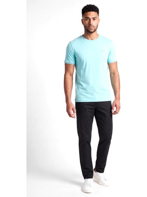 Odea Erkek Normal Kalıp Çizgili Bisiklet Yakalı Esnek Pamuklu Kısa Kollu 483 T-Shirt 50521245-483