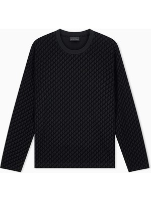 Odea Erkek Regular Fit Bisiklet Yaka Uzun Kol Pamuklu Siyah Sweatshirt EM007338 AF10017-FC375