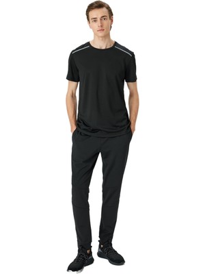 Odea Koton Dikiş Detaylı Beli Bağcıklı Jogger Spor Eşofman Altı