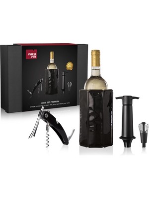 Odea Vacu Vin Premium Şarap Seti 4 Parça Hediye Kutulu