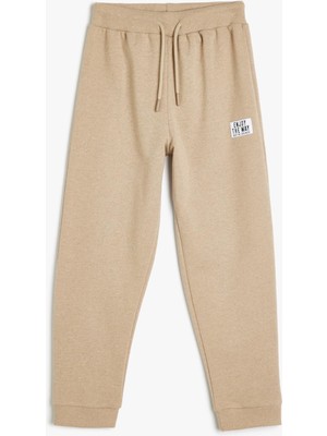 Odea Koton Beli Bağlamalı Cep Detaylı Basic Jogger Eşofman Altı