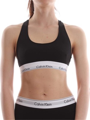 Odea Calvin Klein Iç Çamaşırı Kadın Büstiyer Modern Pamuk Bralette - Siyah - S