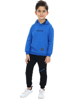 Odea Toontoy Erkek Çocuk Baskılı Eşofman Takım Saks 5 Yaş