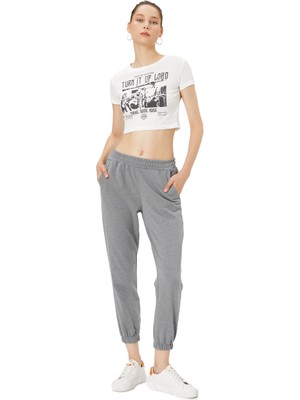 Odea Basic Jogger Eşofman Altı Beli Bağlamalı Cepli