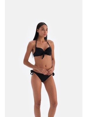 Odea Eros Yarı Dolgulu Sabit Askılı 24SW85003EDB Kadın Bikini Üstü, Siyah, 42
