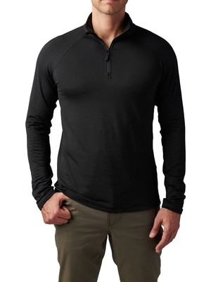 Odea 5.11 Stratos 1/4 Kısa Fermuar Sweat Sıyah S