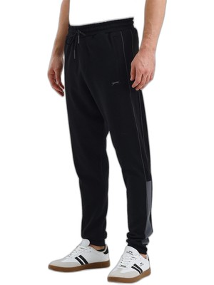 Odea Slazenger Valary Erkek Cepli Dar Paça Siyah Eşofman Altı