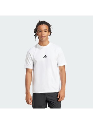 Odea Adidas Essentials Small Logo Single Erkek Tişört Beyaz 2xl
