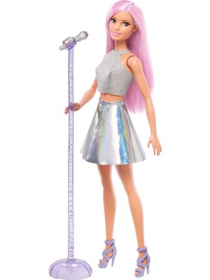 Odea Barbie Pop Star Bebek ve Mikrofonu FXN98
