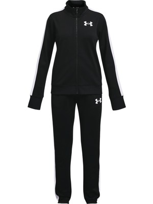 Odea Under Armour Ua Knit Track Suit Kız Çocuk Eşofman Takımı Black/white/white Yxs