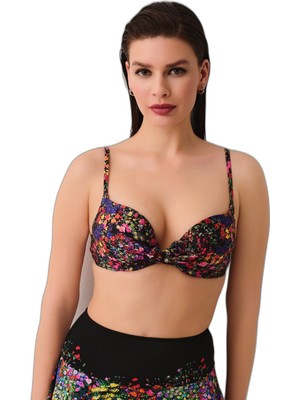 Odea Suwen Garden Önden Bağcıklı Full Dolgulu Bikini Üst