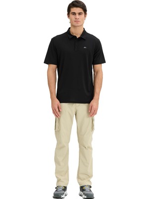 Odea Quıksılver Prowess Polo Erkek Siyah Polo T-Shirt