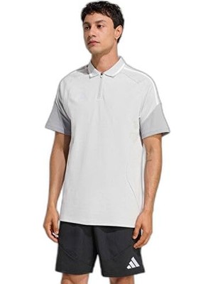 Odea Adidas Tiro 26 Competition Erkek Futbol Kamp Polo Tişört KB0163 Gri
