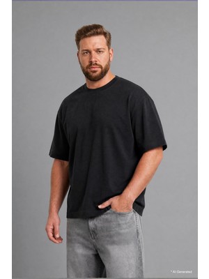 Odea Defacto Pamuklu Büyük Beden Boxy Fit T-Shirt H0997AX26SP