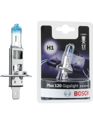 Odea Bosch Ampul Plus 120 Gigalight 12V H1 55 W P14.5S Tekli Jiletin Paket Dacia Duster 1.6 Sce 15-18, Panelvan 1.6 Sce 15=> 1987301108