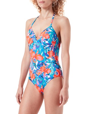 Odea Emporio Armani Swimwear Kadın Dolgulu Mayo Mix&match Mayo, Çok Renkli, S