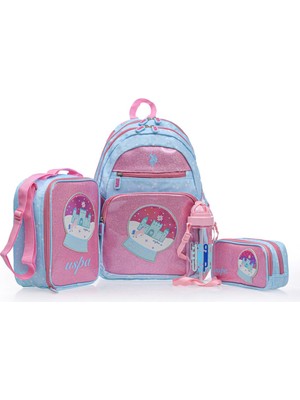 Odea U.s. Polo Assn. U.s. Polo. Assn. Kız Çocuk Okul Çanta Seti PLSET2502406,PEMBE Tek Ebat