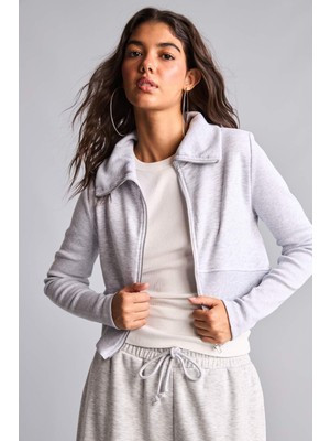Odea Defacto Fitted Polo Yaka Fermuarlı Sweatshirt I3717AX26HS