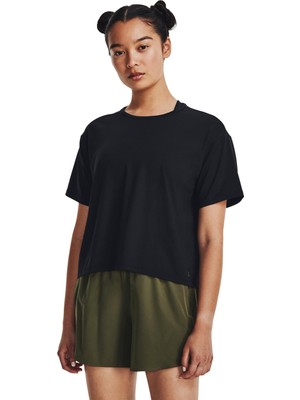 Odea Under Armour Motion Ss Kadın T-Shirt Black / / Jet Gray Lg