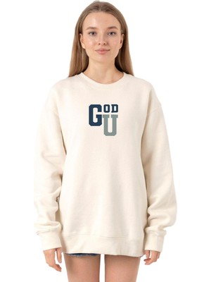 Odea Tshirthane Gen V Godolkin University Abbreviation Ekru Kadın 2ip Sweatshirt P18865S8874, L