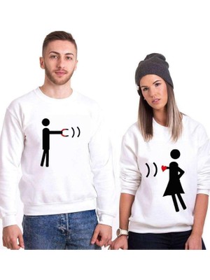 Odea Tshirthane Magnet Heart Sevgili Kombinleri Sweatshirt Kombini, Kadın, Xl-Tek Ürün Fiyatıdır, Kombin Yapmak Için En Az 2 Adet Sepete Ekleyiniz