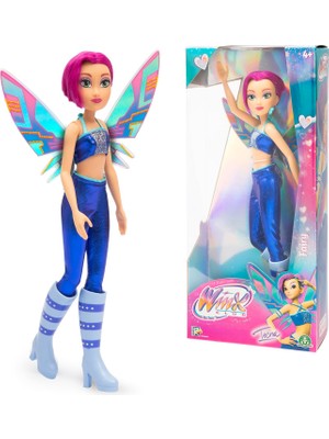 Odea Winx Tecna, Fashion Doll Yükseklik 27 Cm, Tamamen Hareketli, Çıkarılabilir Kanatlı Yeni Animasyon Serisi Elbise, 3 Yaşından Büyük Çocuklar Için