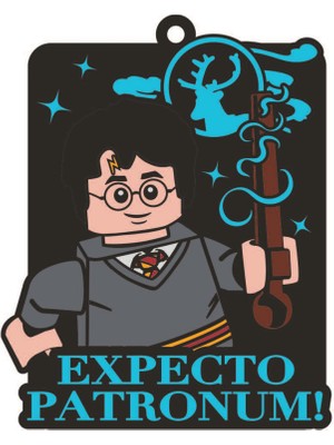 Odea Iq LEGO Harry Potter 53243 Expectro Patronum Silicone Magnet