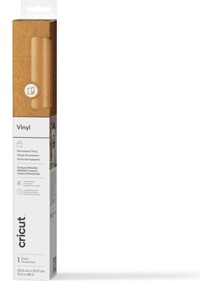 Odea Cricut 2011834 Premium Vinil Kalıcı 30X120CM Dokulu Metalik Altın