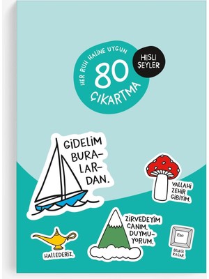 Odea Keskin Color Hisli Şeyler 12 * 17 8 Yp. Sticker Albümü