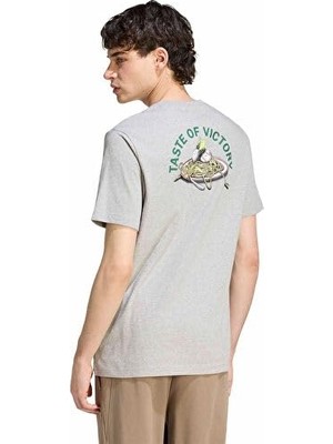 Odea Adidas M Taste Of Vıctory Pasta Tee Erkek Günlük Tişört KG0945 Gri