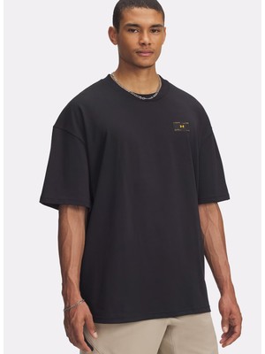 Odea Under Armour Ua Hwt Woven Label Ss Erkek T-Shirt Black / / Black Sm