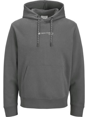 Odea Jack & Jones Jjskı Sweat Hood Logo Skı AW25,QUIET Shade Tech L