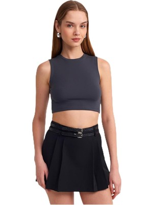 Odea Dilvin Crop Top Atlet, 36, 101A30125, Gri, Kadın