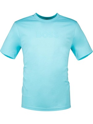 Odea Erkek Regular Fit Yuvarlak Yakalı Pamuklu Kısa Kollu Mavi T-Shirt 50553652-483