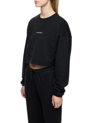 Odea Les Benjamins Logolu Pamuklu Regular Fit Bisiklet Yaka Sweat Bayan Sweat Lbnooscorfusw