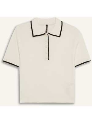 Odea Defacto Fitted Polo Yaka Kısa Kollu Triko Tişört C1498AX25SP