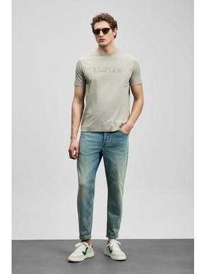 Odea Lufian Logolu Pamuklu Comfort Fit Bisiklet Yaka T Shirt Erkek T Shirt 111020280