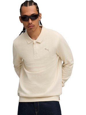 Odea Puma Puma Class Polo Tr Erkek Sweatshirt Alpine Snow M