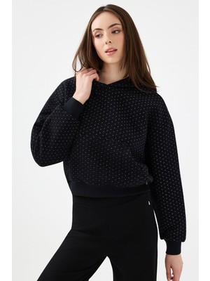 Odea Oft Kadın Sweatshirt,siyah XS,8683504460659