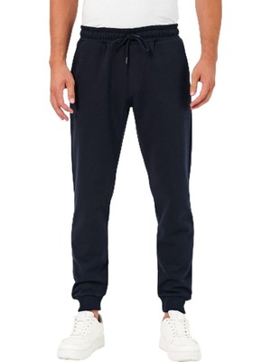 Odea By Comeor Kalın Erkek Eşofman Altı Jogger Arka Cepli Paça Lastikli Regular Fit Şardonsuz (Lacivert, S)