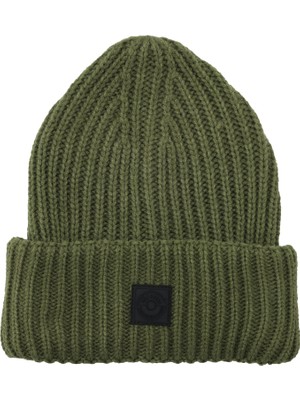 Odea Only & Sons Erkek Onsedgar Heavy Knıt Long Beanıe 8077 Şapka, Koyu Yeşil, One Sıze