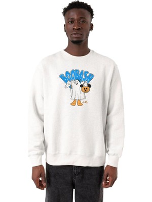 Odea Tshirthane Donal Boobash Halloween Beyaz Erkek 2ip Sweatshirt P20971S7924, Xs