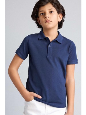 Odea DEFACTO%100 Pamuk Basic Pike Polo Tişört Erkek Çocuk K1689A626SM