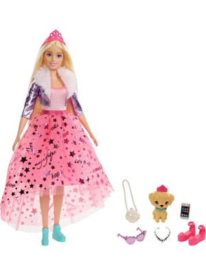 Odea Barbie Prenses Macerası Prenses Tarzı Bebeği (30 cm Boyunda), Yavru Köpeği ile 3-7 Yaş Için GML76